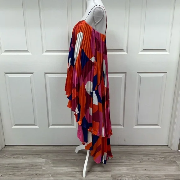 Anthropologie Hutch Tiered High-Low Pleated Dress Size S NWT - Picture 11 of 16